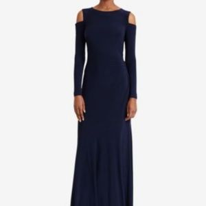 Lauren Ralph Lauren Prom Dress Gown Navy